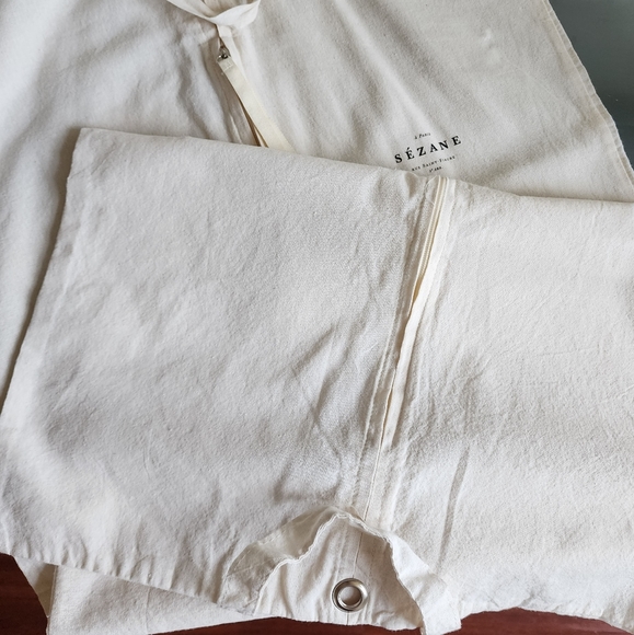 SEZANE BEIGE LINEN LONG GARMENT BAG - Picture 2 of 10